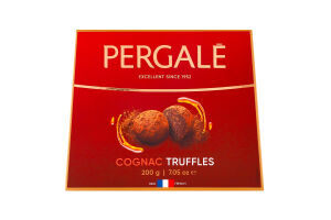 Цукерки трюфельні Cognac Pergale к/у 200г
