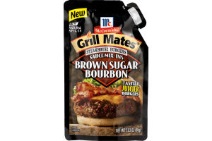McCormick Grill Mates Steakhouse Burgers Sauce Mix-Ins Brown Sugar Bourbon