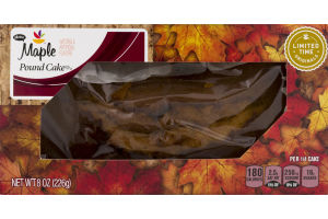 Ahold Pound Cake Maple