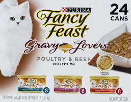 Purina Fancy Feast Gravy Lovers Poultry & Beef Collection - 24 CT