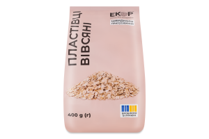 Пластівці вівсяні швидкого приготування Екор м/у 400г