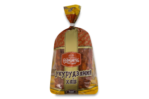 Хлеб нарезной из пшеничной муки формовой Кукурузный Рум'янець м/у 500г