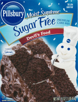 Pillsbury Moist Supreme Sugar Free Premium Cake Mix Devil's Food