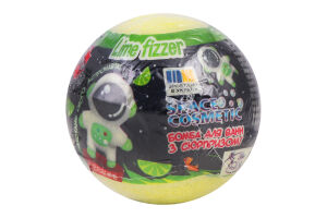 Бомба для ванн с сюрпризом Lime fizzer Space Cosmetic 100г