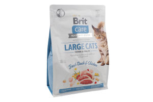 Корм д/котів великих порід Пауер енд Віталіті сухий 2кг Бріт Кеа
