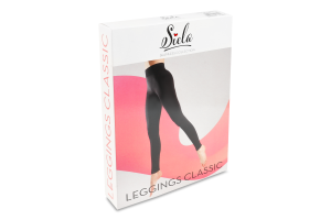 Леггинсы женские бесшовные с широким комфортным поясом Siela Seamless collection Classic L/XL black