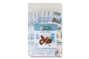 Чай черный байховый мелкий с ароматом бергамота Qualitea м/у 100х2г