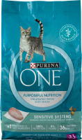 Purina One Premium Cat Food Sensitive Systems Turkey