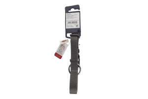 Нашийник д/собак Преміум графіт нейлон 20мм 35-55см Тріксі