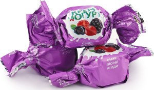 Конфеты вкус лесные ягоды Крем-йогурт Konti кг