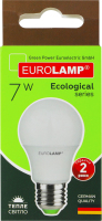 Лампа світлодіодна 7W E27 3000K Ecological Eurolamp 1шт