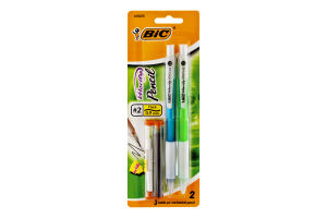 Bic Velocity #2 .9mm Thick Mechanical Pencils with Refills - 2 CT