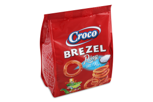 Кільця Брезель солоні 100г Кроко