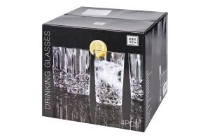 Склянка 260мл висока 4шт YE7300840