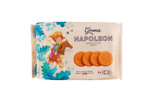 Печиво затяжне зі смаком пряженого молока Napoleon Grona м/у 290г