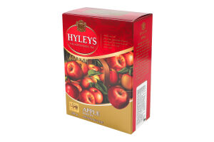 Чай черный цейлонский байховый цельнолистовой с добавлением растительного сырья Яблоко Hyleys к/у 100г