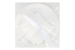 Набір посуду одноразового на 6персон Пікнік ТМ "1" 1шт