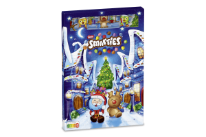 Набор кондитерских изделий Адвент календарь Smarties к/у 193.9г