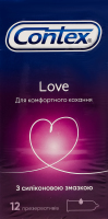 Презервативи латексні з силіконовою змазкою Love Contex 12шт