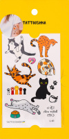 Тату Tattooshka Міні котики тимчасові