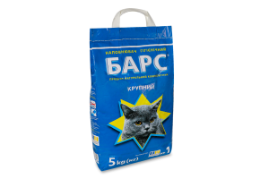 Наповнювач туалетний д/твар.№1 Барс 5кг