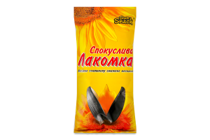 Насіння соняшнику смажене несолоне Спокуслива Лакомка Sun Snack м/у 150г