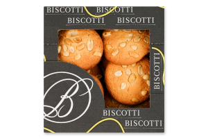 Печиво здобне пісочно-відсадне Американське з арахісом Biscotti к/у 0.225кг
