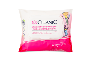 Серветки д/зняття макіяжу вологі I Love Make Up 30шт з клапаном Cleanic