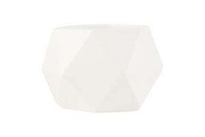 Свічник MBM My Home геометричний білий SK-36