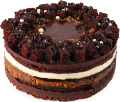 Торт Шоколадний D=17 ваг