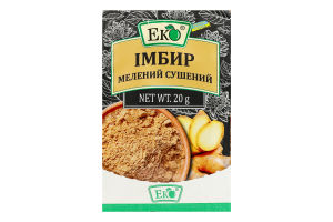 Имбирь молотый сушеный Еко м/у 20г