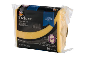 Ahold Deluxe Cheese Singles American - 16 CT