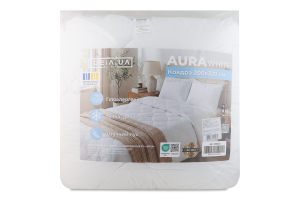 Одеяло аналог лебединого пуха 200х220см №258482 Aura white Ideia 1шт