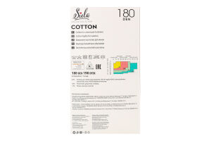 Колготи жіночі Коттон неро 180ден р.3 Сіела