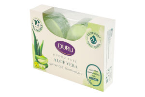 Мыло косметическое с экстрактом алоэ вера Hydro pure Duru 2х135г