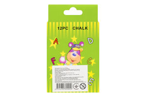 Крейда шкільна біла №KYYW276 Greenwich Product Co. Limited 12шт