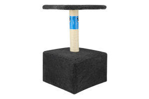 Дряпка д/котів кутова з будиночком 39*39*65см Природа