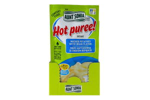 Пюре картофельное мгновенного приготовления со вкусом сливок Hot puree! Aunt Sonia м/у 30г