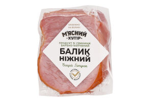 Балык из свинины нежный М'ясний хутір в/к в/с кг