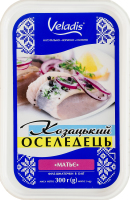 Оселедець філе-шматочки в олії Матьє Козацький Veladis б/ш п/у 300г