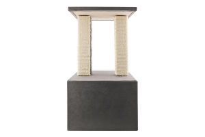 Дряпка-будинок д/котів Грот Люкс сіра 33*33*64см Lucky Pet