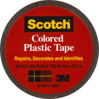 Scotch Brown Colored Plastic Tape