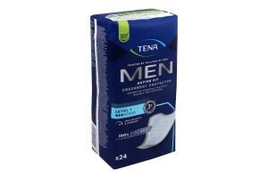Прокладки урологічні для чоловіків Level 1 Active Fit Men Tena 24шт