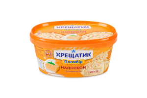Мороженое 15% пломбир Наполеон Хрещатик п/у 500г