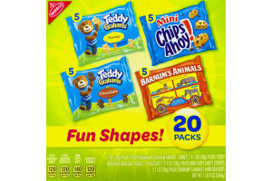 Nabisco Fun Shapes Variety Pack - 20 CT