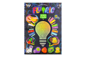 Набір для ліплення Danko toys Fluoric Тісто 10кол