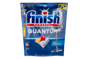 Засіб для миття посуду в посудомийних машинах в капсулах Лимон Quantum All in 1 Finish 115шт