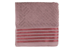 Рушник пильно-рожевий махровий 70*140см 500г/м2 GM Textile