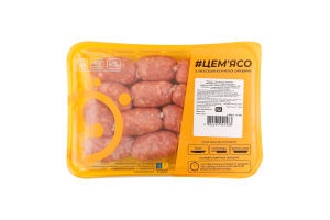 Ковбаски гриль Папероньчики #ЦеМ'ясо охол лоток 0.5кг