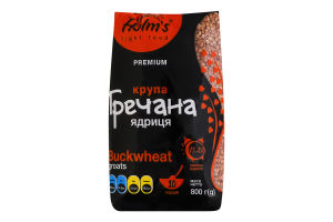 Крупа гречневая ядрица Premium Holm's м/у 800г